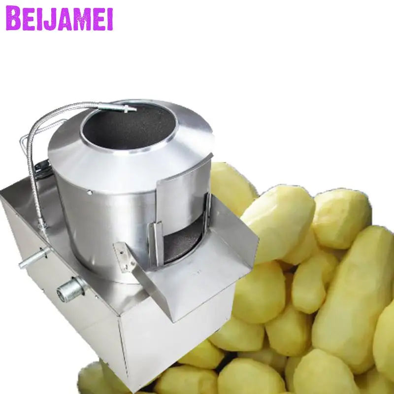 

BEIJAMEI 240kg/h stainless steel commercial potato peeling machine electric industrial potato peeler machine