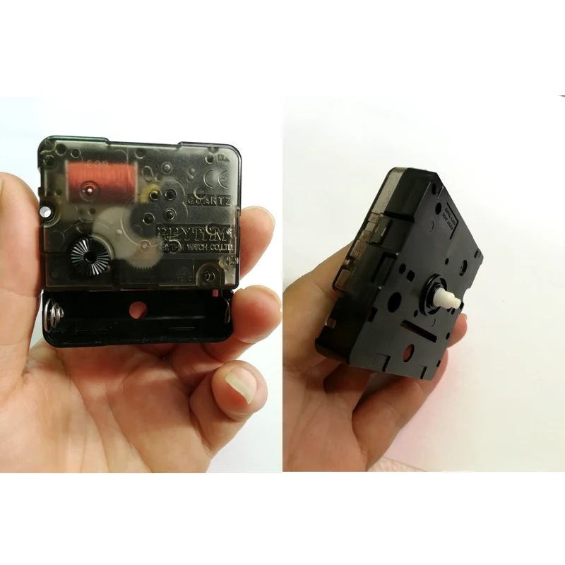 Snap In Type Silent Quartz Clock Movement Plastic Sweep Mechanism With Hands DIY Accessory Kits
