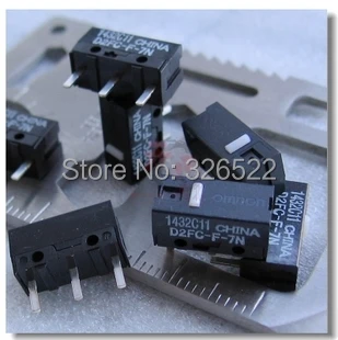 100PCS/LOT new authentic For OMRON micro switch D2FC-F-7N mouse button fretting swith in stock