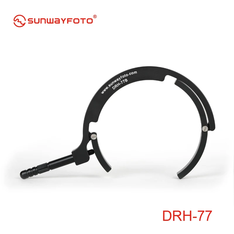 

SUNWAYFOTO DRH-77 Lens Support Tripod Quick Release Plate Telephoto Lens Support Focusing Handle Lens Support For DSLR