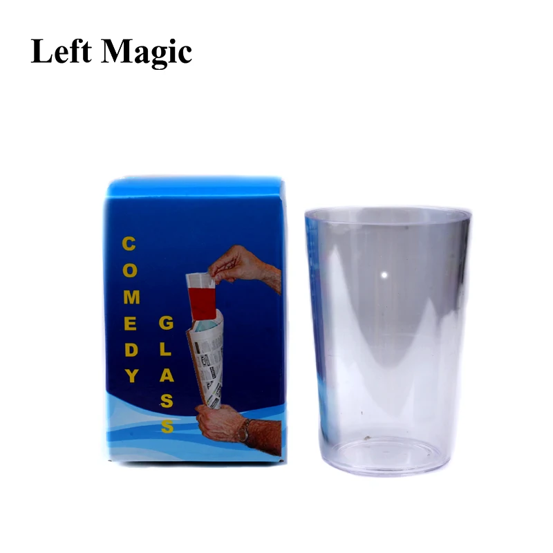 Comedy Glass In Paper Cone - Magic Tricks Comedy Stage Gimmick Accessories Mentalism Funny Illusion Magic Props