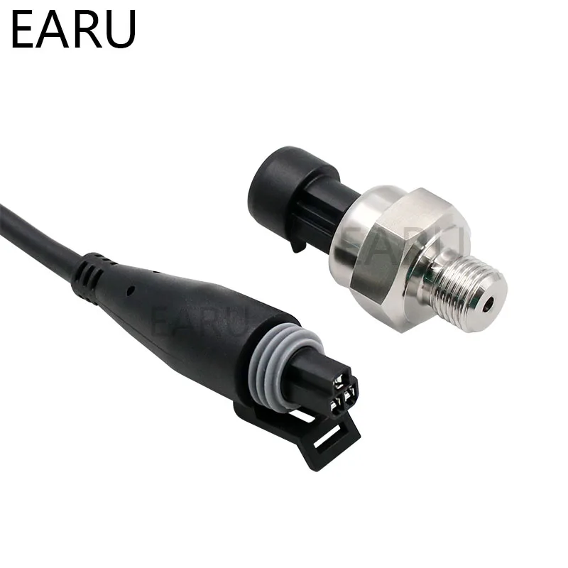 Sensor de Pressão dc 5v g1 Transdutor de Pressão 1.2mpa 174 Psi para ar Água Gás Óleo Combustível Diesel Carro Aço Inoxidável