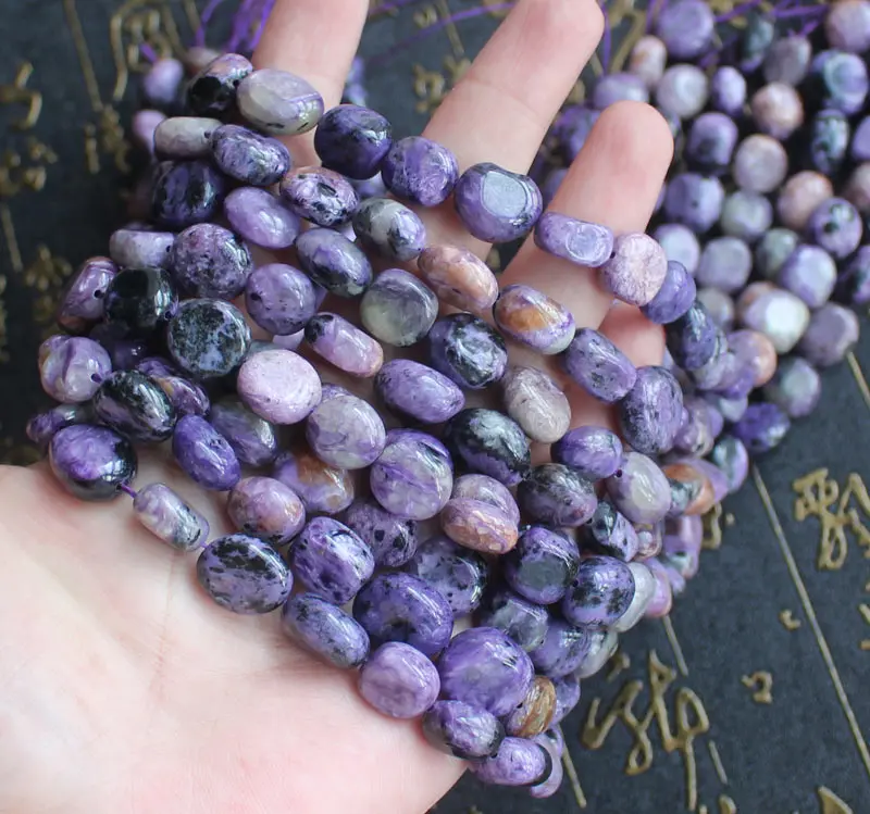 Natural Charoite 6-9mm Irregular Beads 15inch/38cm, DIY Jewelry Making !We provide mixed wholesale for all items!