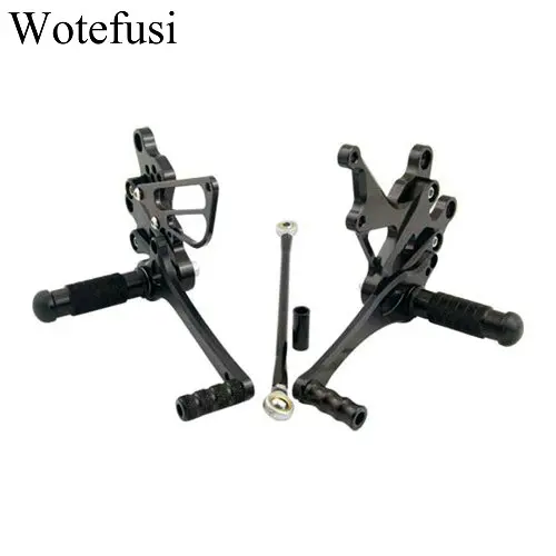 Good Quality New Black Footrest Foot Pegs For KAWASAKI ZX 10R 2006 2007 [TT01]