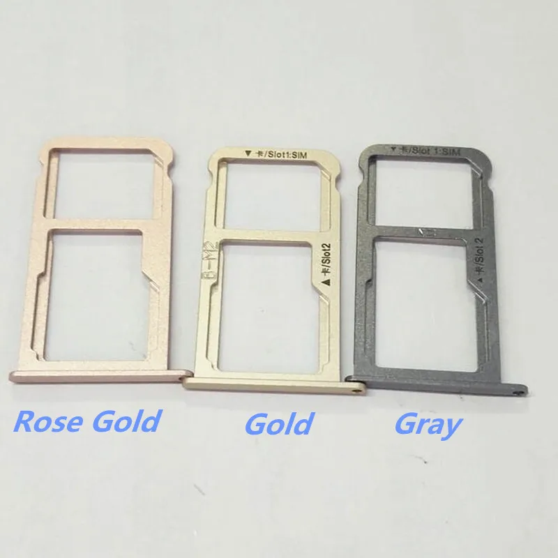 50PCS/lot New SIM Card Tray Micro SD Card Tray Holder Slot For Huawei Nova Replacement Parts