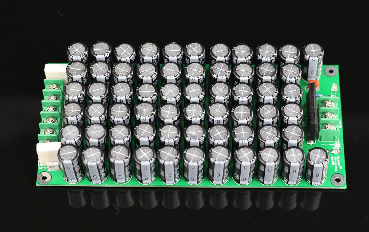 ZEROZONE (ของตกแต่งงานปาร์ตี้) 62cps Nichicon 330Uf 100V Array Power Supply Kit สำหรับเครื่องขยายเสียง DIY