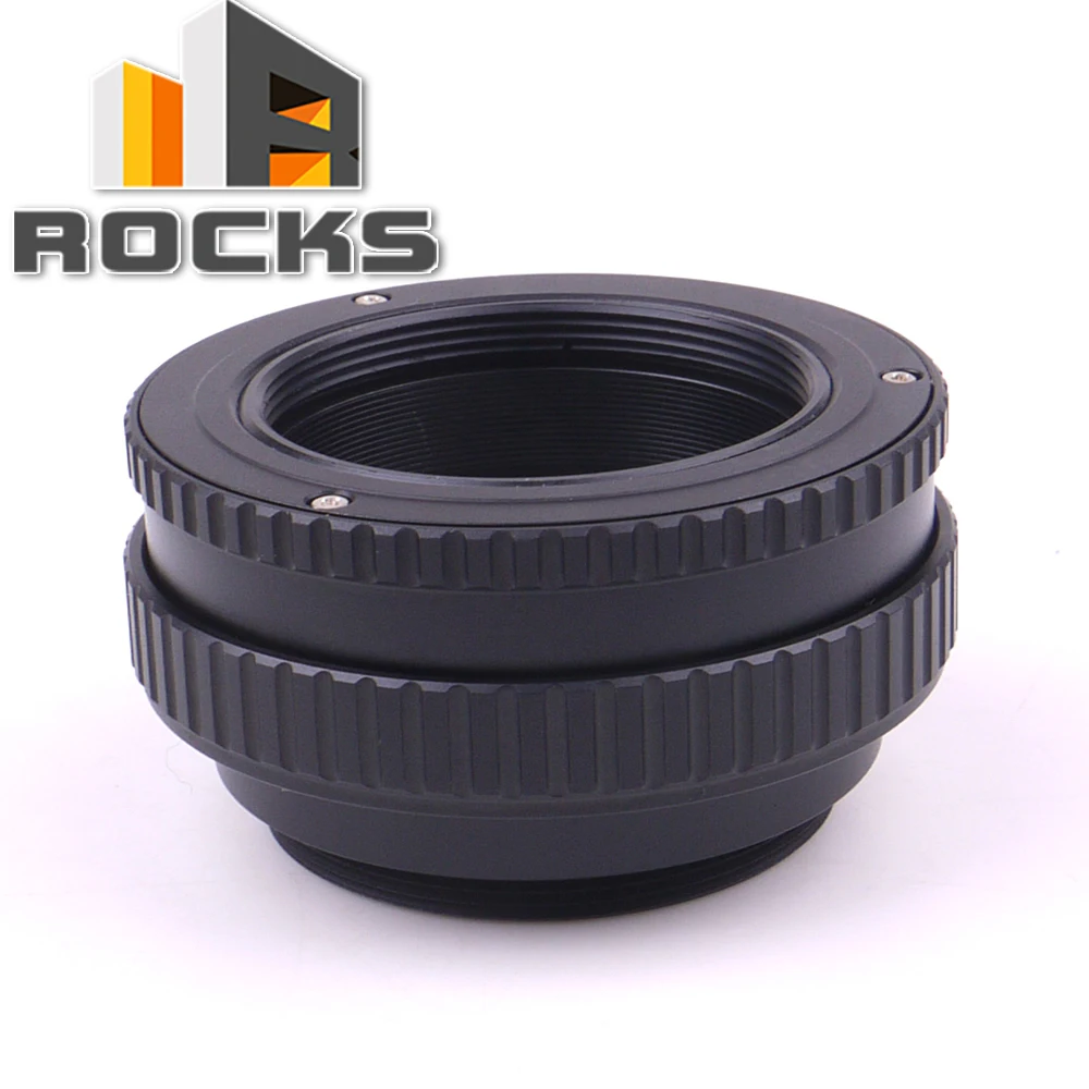 

Pixco M39 Lens to M42 Camera Adjustable Focusing Helicoid Ring Adapter 25 -55mm Macro Extension Tube M39-M42