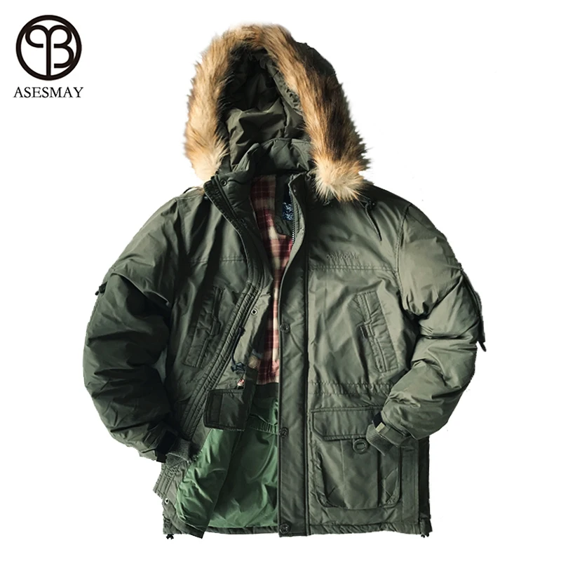 Asesmya 2021 New Fashion Winter Outwear Down Jacket Men Casual Wellensteyn Parka Male Winter Jackets Plus Size Thick Warm Coats