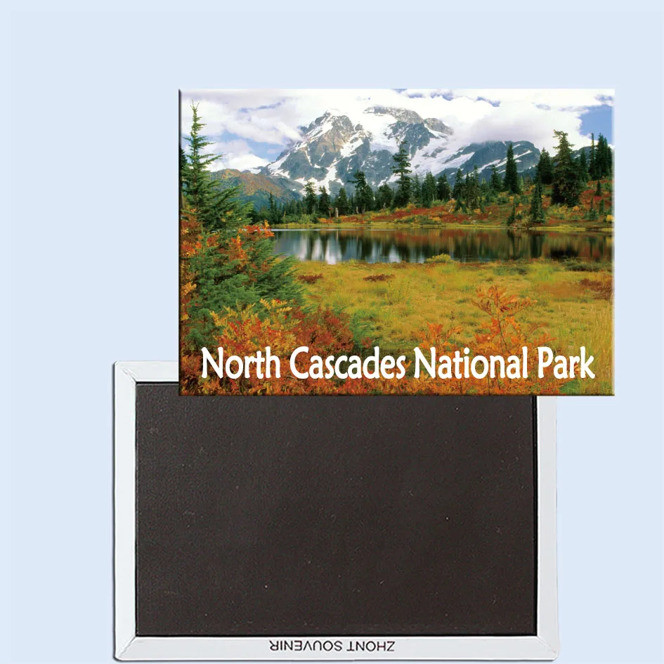 Mount Shuksan, North Cascades National Park, Washington USA 24483 Fridge Magnet