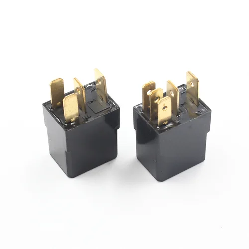 Imagen 2 del producto Relé Universal de 4 pines y 5 pines para coche, dispositivo electrónico sellado de alta resistencia, moldeado por impacto, DC 12V, 30A, 20 unidades