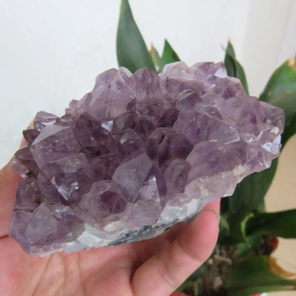 

305g 100% Natural Small Brazil Amethyst Cluster Specimen Quartz Crystal Cluster Fengshui Home Decoration 2018 Holiday Gift