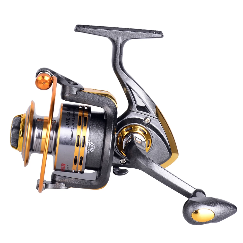 HiUmi New Fishing coil 500-6000 Spinning Fishing Reel Professional Metal Left/Right Han Fishing Reel Wheels