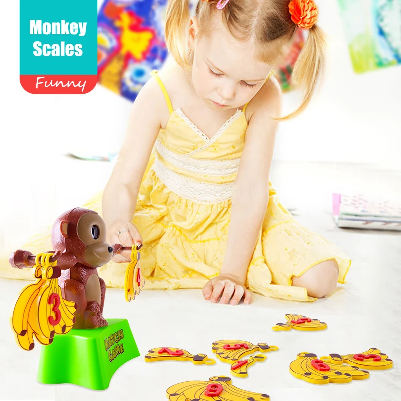 

Monkey Match Math Balancing Scale Match Game Number Balance Game Educational Toy For Child To Learn Add And Subtract Board Game