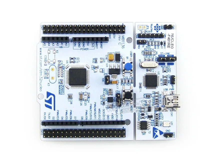 Original ST NUCLEO-F401RE Development board for STM32 F4 series - with STM32F401RE MCU supports Arduino