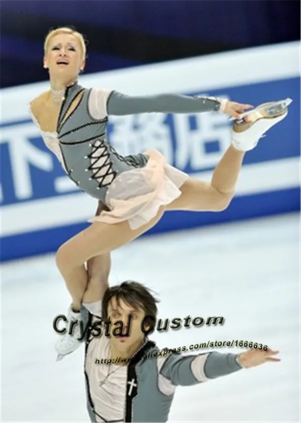 2016 Girls Figure Skating Dresses Fashion New Brand Vogue Figure Skating Competition Dress Customized  DR3123