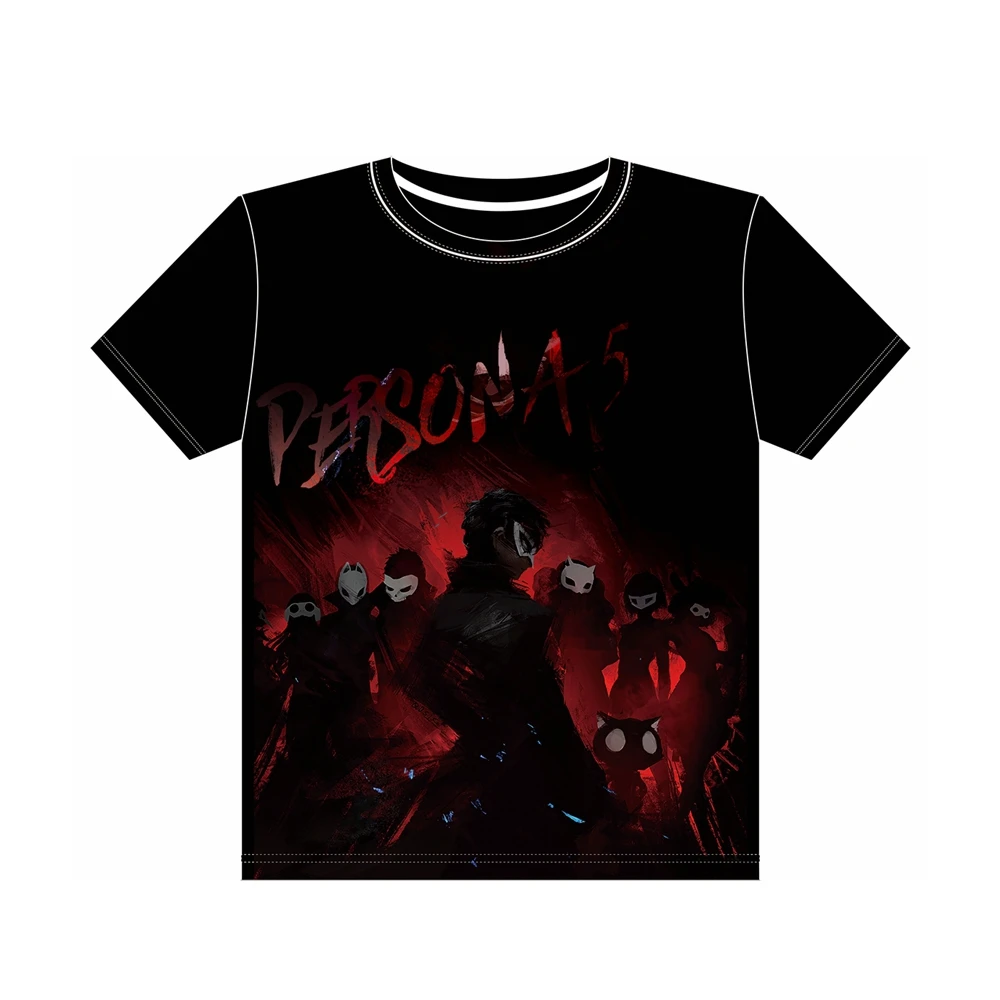 MGFHOME Anime JK Hot Game Persona 5 P5 Ren Amamiya Akira Kurusu Joker Cosplay Shirt T-Shirt Tops Tee Women Men tshirt t shirt