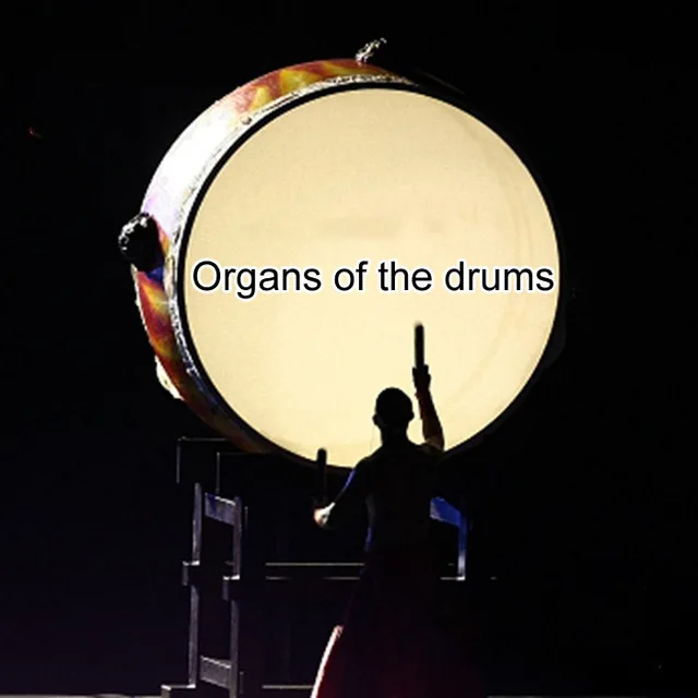 Drum percussion organs Real life Room Escape game props chamber of organ