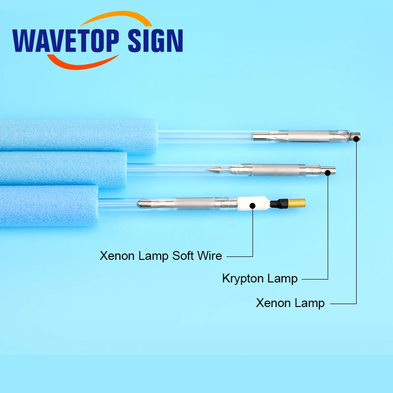 WaveTopSign مصباح كريبتون ليزر K6.5-100-250-4 K8x100x250-5 K8x100x256-5 K8x125x270-5 يستخدم لآلة الوسم بالليزر
