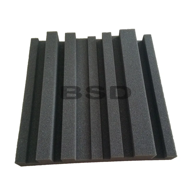 4 PCS Professional Grade Acoustic Metro Studio Foam Soundproofing Sponge in Charcoal color