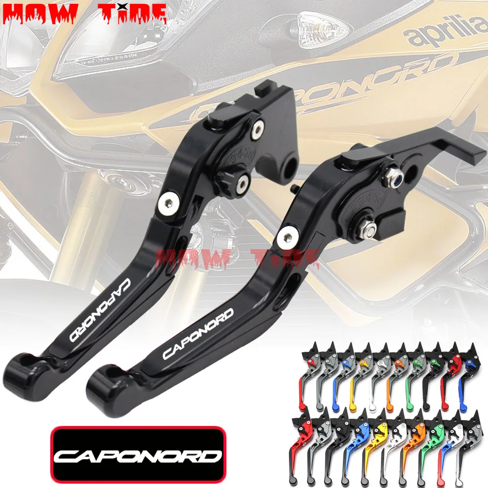 Motorcycle Folding Extendable CNC Adjustable Clutch Brake Levers For Aprilia Caponord 1200/ RSV 1000 Tuono/MILLE / SL 1000 Falco