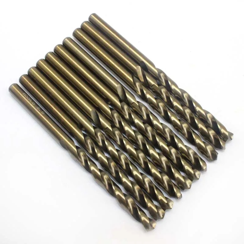 10 stücke M35 5,6mm spezielle edelstahl metall reibahle bit Twist bohrer gerade schaft high speed stahl enthält kobalt