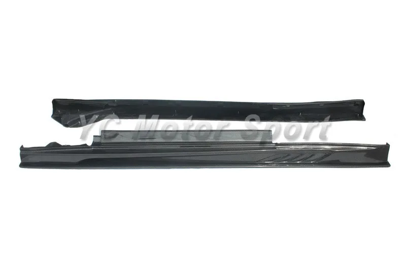 Car Accessories Carbon Fiber VS '13 Ver. Style Side Skirt with Underboard Fit For 2008-2014 R35 GTR CBA DBA Side Skirts