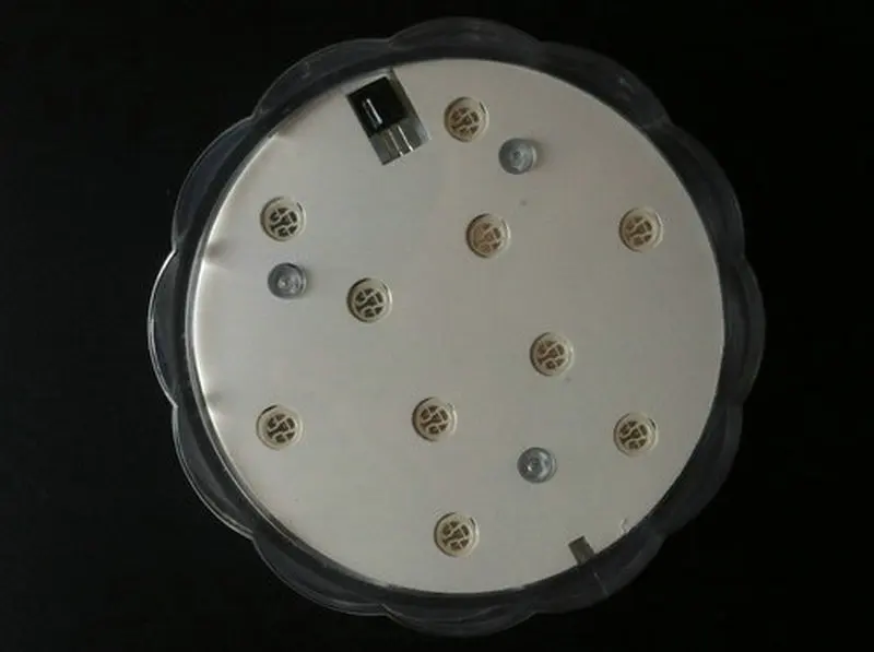 10 LED Waterproof Light 10smds RGB MultiColor Remote Controller Vase Wedding Party Decor Submersible Floral led Base Light