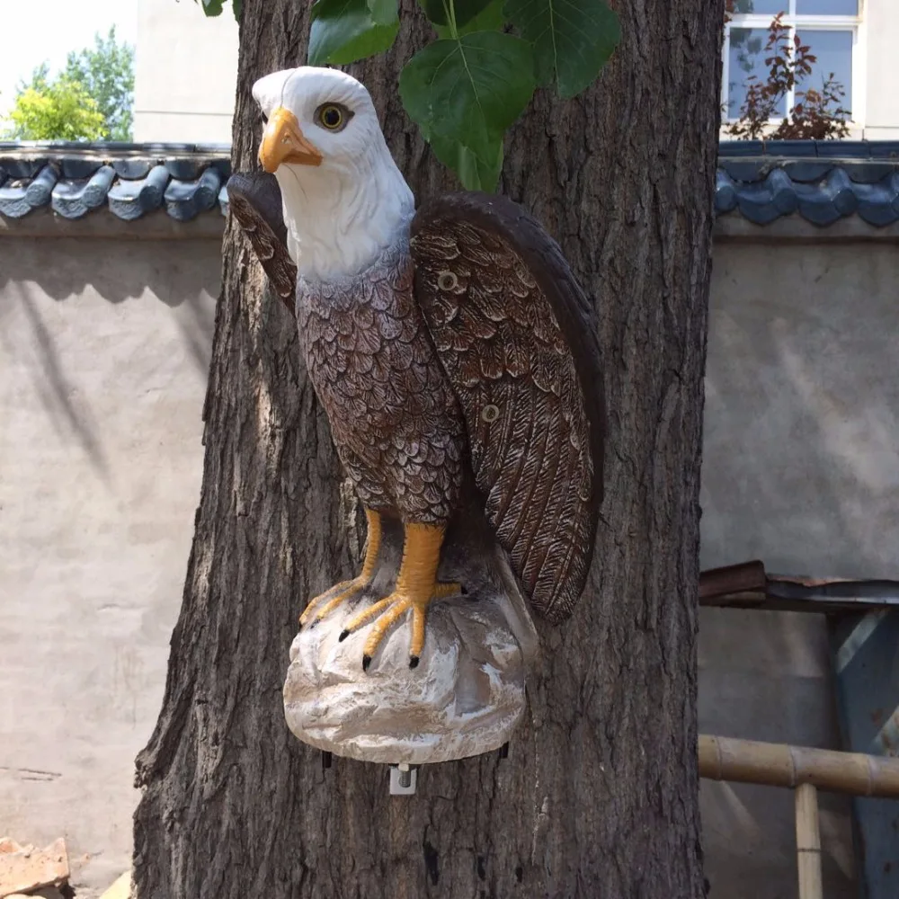 

ZILIN Solar Powered Attack Eagle Decoy , Could Sound and Rotate