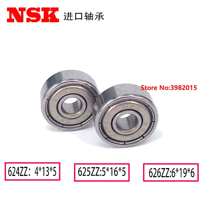 WEDM Cắt Dây NSK Ròng Rọc Bi 624ZZ/625ZZ OD14 * 3*5Mm Cho Hướng Dẫn Bánh Xe Dây máy Cắt