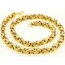 Men's Gold Stainless Steel Chain #4