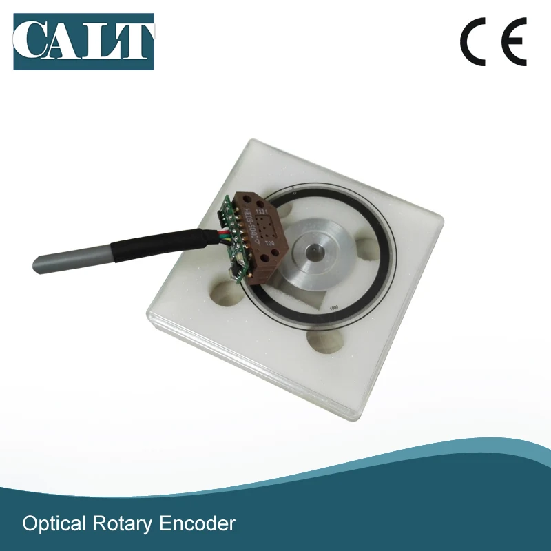 Rotary encoder module disk PD series 12 15mm hole size 56 mm outer size line driver output 5V AB signal