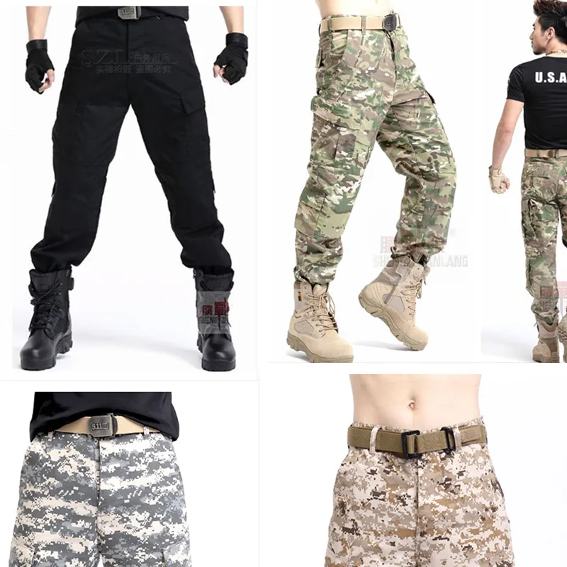 

Urban Tactical Pants Mens Combat Assault Outdoor Sport Training Trousers