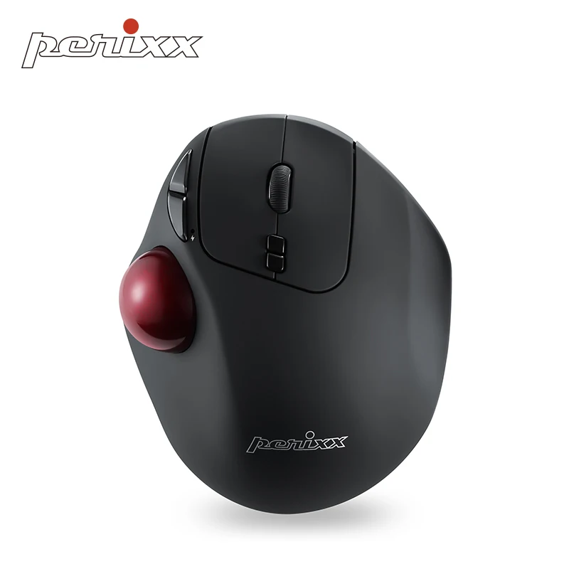 

Germany Perixx PERIMICE-517/PERIMICE-717 wired / wireless ergonomic track ball mouse professional mice for drawing Mute button