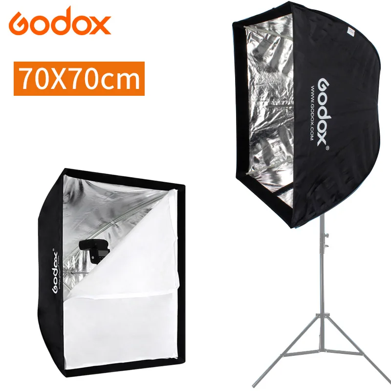 

Godox 70x70cm Portable Rectangle Umbrella Softbox Diffuser Reflector for Photography Studio Speedlite Light 70*70 cm Soft Box