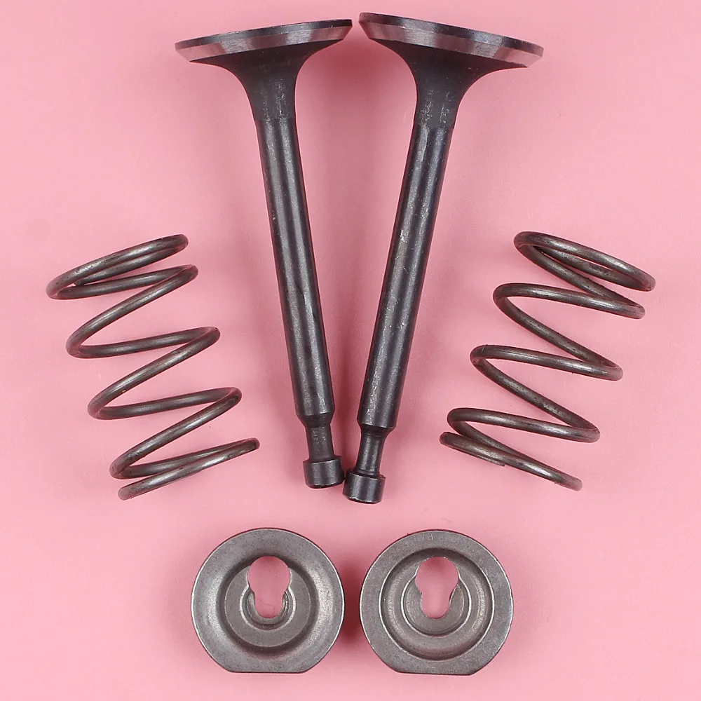 Intake Exhaust Valve Retainer Spring Set For Honda GX160 GX200 5.5HP 6.5HP Trimmer Brush Cutter Engine Motor Parts
