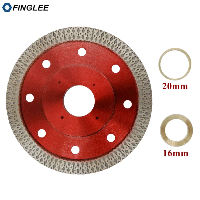 FINGLEE 85mm 4/4.5/5/6/7/9 inch Super Thin Porcelain Tile Ceramic Diamond Cutting Blade Disc for Dry Saw Marble Cutter Stone