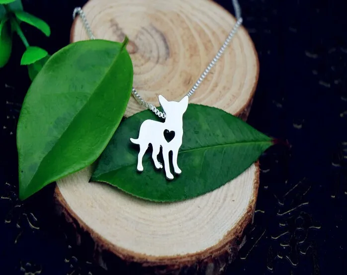 chihuahua dog necklace dog pendant animal jewelry  Handmade Carved hollow accessory Golden colors plated fast delivery