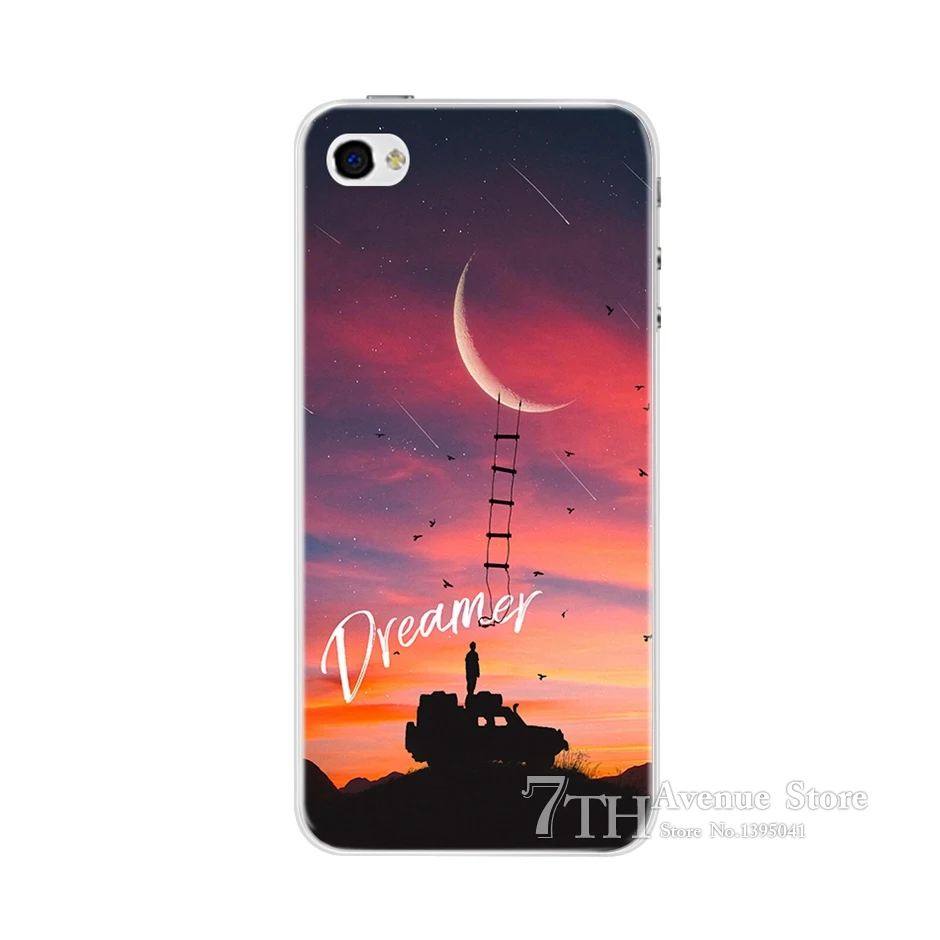 Floral Butterfly Case For iPhone 4 4S 5 5S SE 6 6S Plus Coque Soft TPU Funda Silicone Capas Phone Cover For iPhone 5 S 5S Case