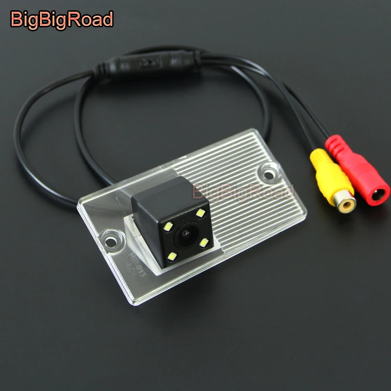 BigBigRoad لكيا نازا سورينتو MK1 2003 2004 2005 2006 2007 2008 سيارة الرؤية الخلفية احتياطية كاميرا لموقف السيارات مقاوم للماء للرؤية الليلية