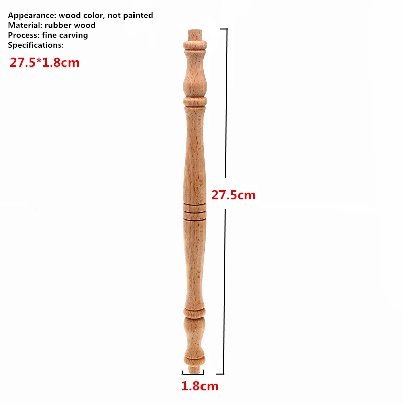 RUNBAZEF Decorative Wood Appliques for Furniture Decor Cabinet Door Irregular Wooden Mouldings Flower Carving Figurine