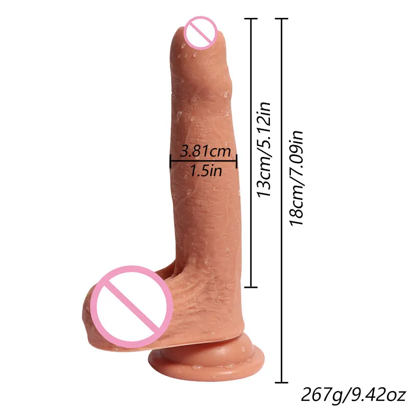 DopaMonkey Foreskin Dildo Suction Cup dick penis Sex Toys For women Vagina Anal Masturbation Adult sex realistic penis sex toy