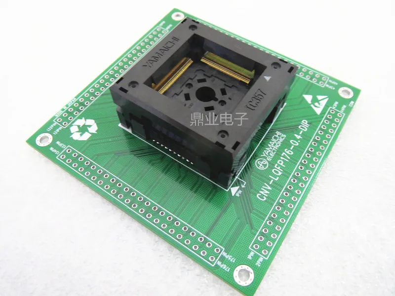 Imagem -03 - Passo 0.4 mm 176pin ic Queima Assento Adaptador Teste Banco de Teste Soquete Lqfp176 Qfp176 Tqfp176 Ic3571764