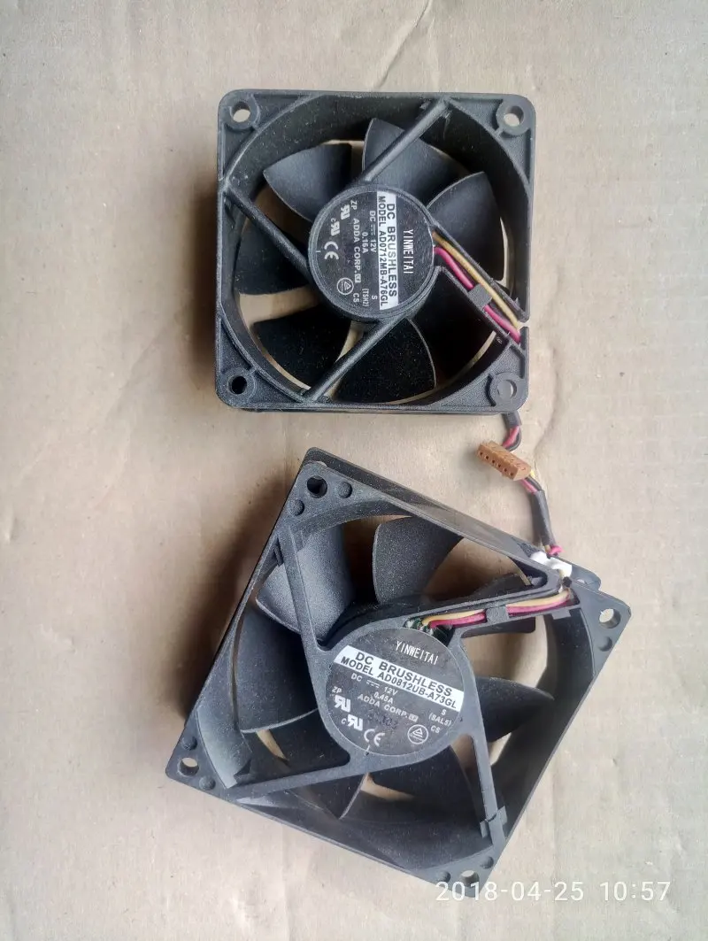 

Free Delivery fan for Projector Fan AD0812UB-A73GL 8025 8CM 0.45A AD0712MB-A76GL 7025 12V 0.16A 7CM