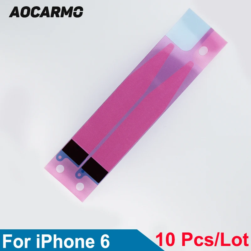 

Липкая лента Aocarmo 10 шт./лот для аккумуляторов, Антистатическая наклейка для iPhone 6 4,7 дюйма