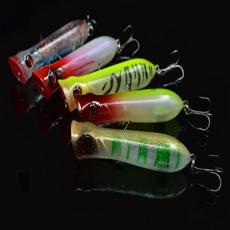 Señuelo Popper artificial japonés con bolas ruidosas - imagen 5