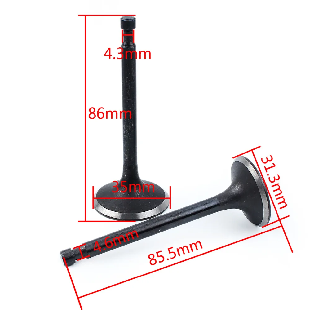 Intake Exhaust Valve & Spring Valve & Spring Retainer For Honda GX340 GX390 11HP 13HP GX 340 390 Gasoline Engine Motor new
