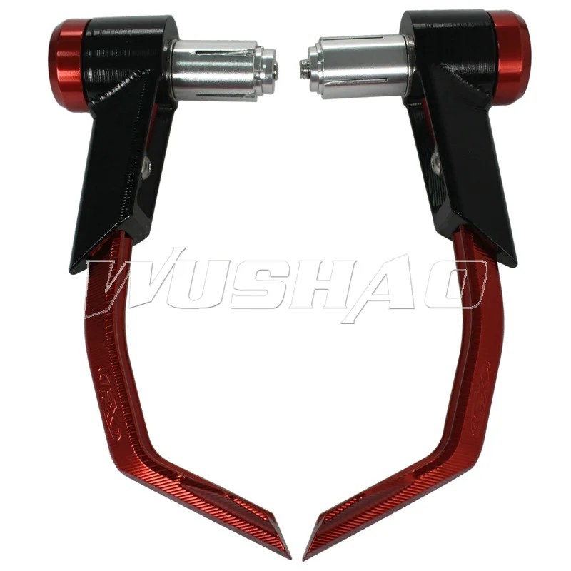 7/8 "오토바이 핸들 바 보호 CNC 알루미늄 레버 가드 Husqvarna Nuda 900R MV Agusta F4 F3 800 Ducati Monster 1198