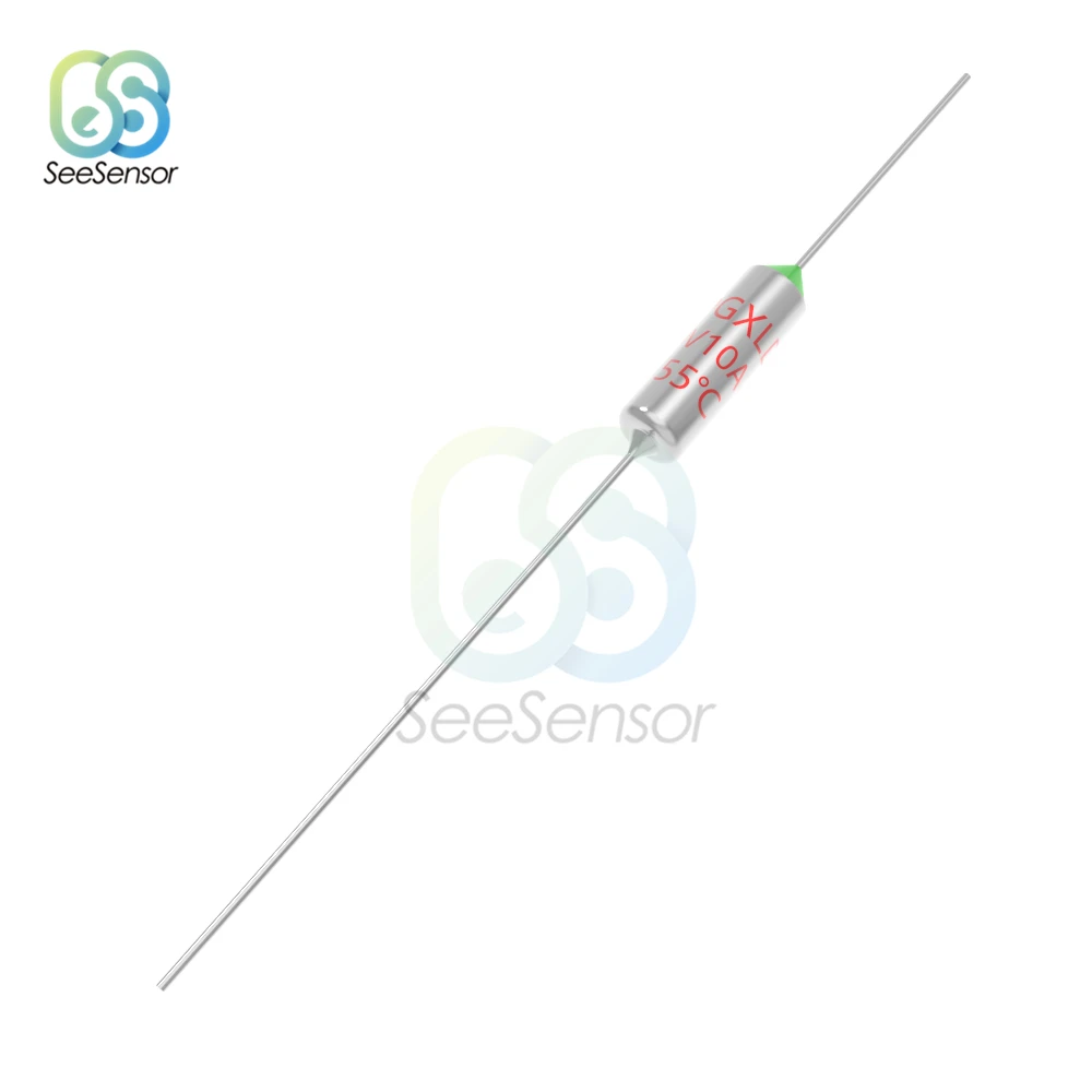 Fusibile termico RY TF 10A 250V temperatura 60C 65C 85C 100C 105C 113C 120C 130C 152C 165C 167C 172C 185C 192C 210C 216C 240C 280C