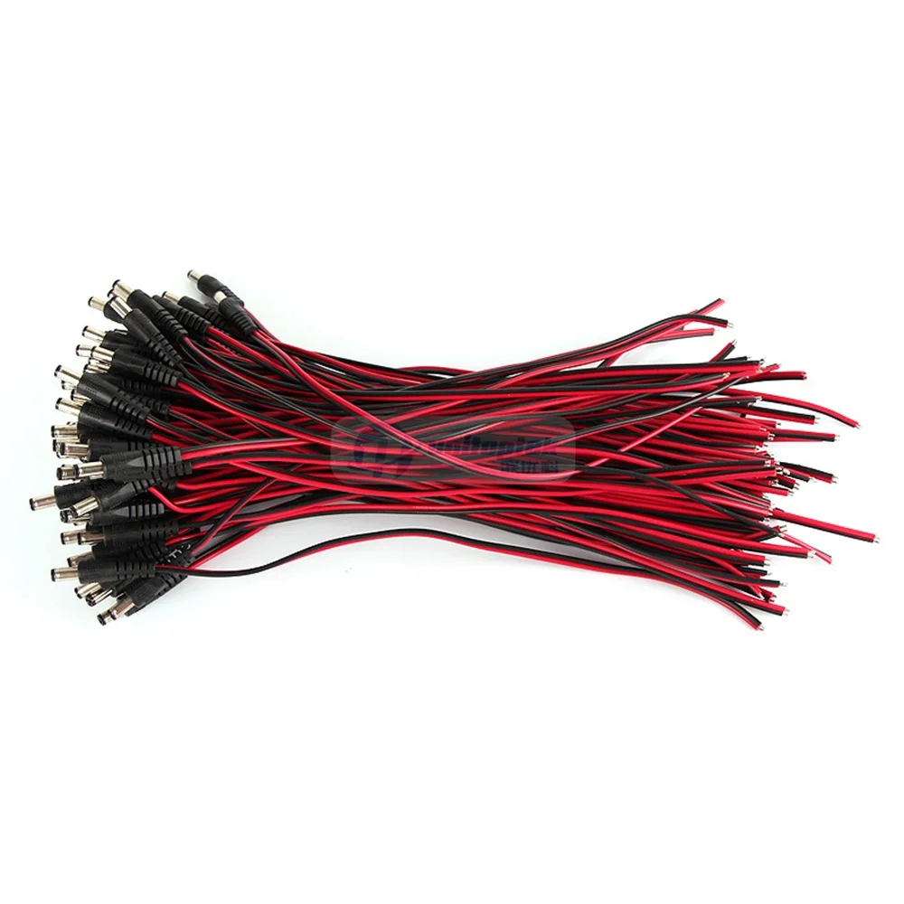 DC Power Connector Cable 12V Monitor Connector CCTV Security Camera Power Pigtail Male Cable