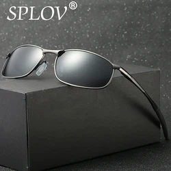 New Driving Polarized Sunglasses Color Film Anti UV Sunglasses Flowers Aviation Sun Glasses Man Brand Designer